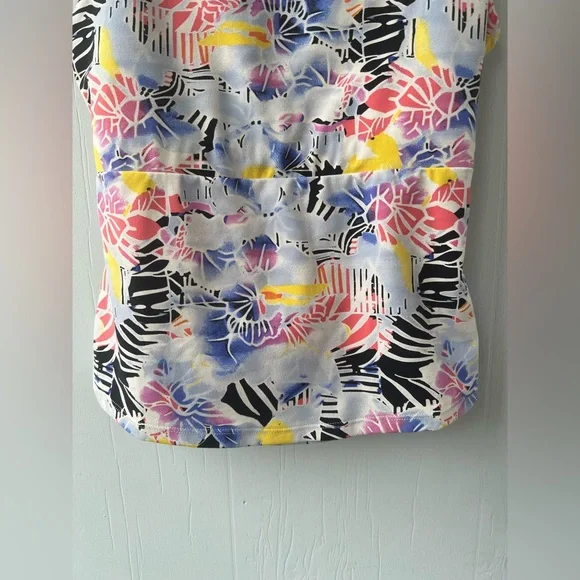 NWOT Free People FP MOVEMENT Never Better Printed Long Tank (size M) - Picture 9 of 16